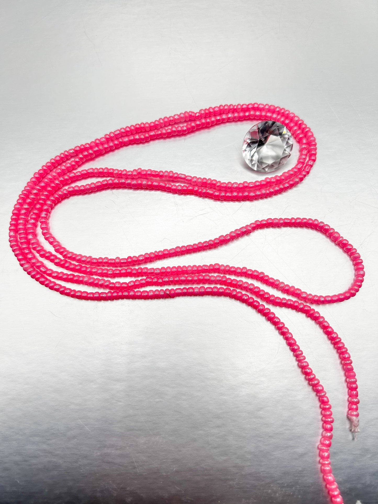 Sold Pink Glass Bead