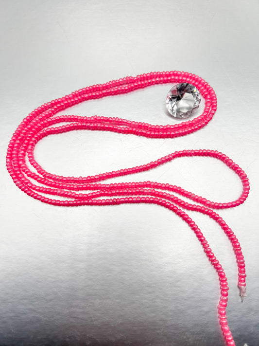 Sold Pink Glass Bead