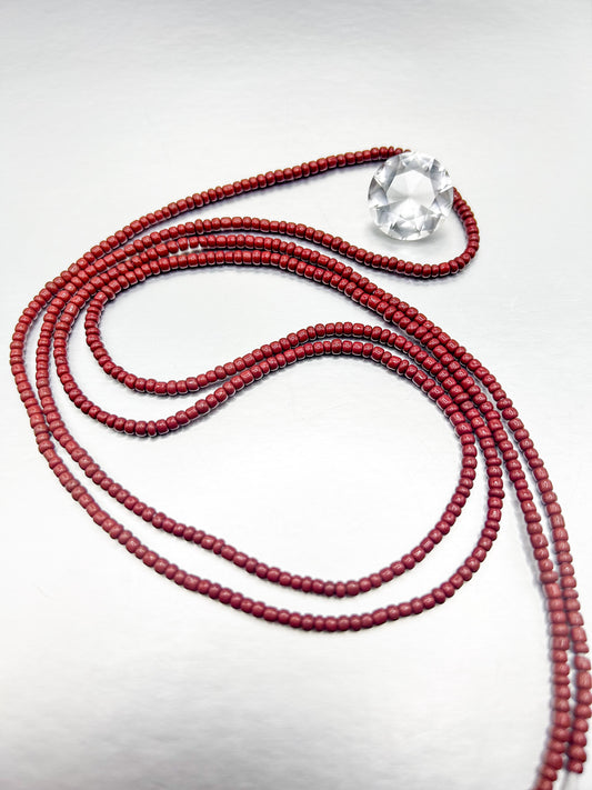 Solid Brown Glass Beads