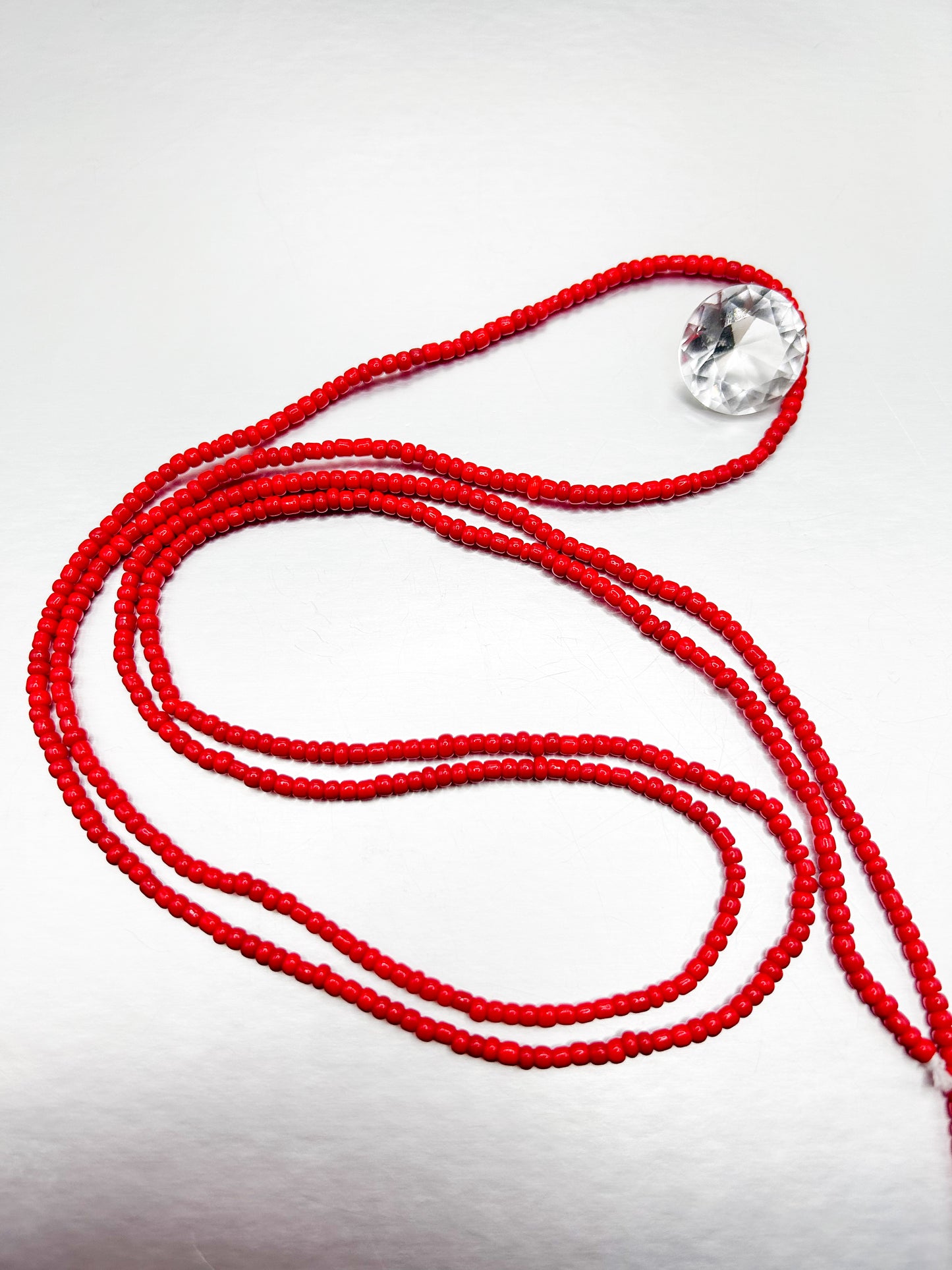 Solid Red Beads